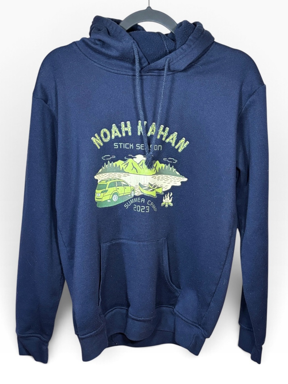Noah Kahan Stick Season Summer Camp 2023 North American Tour Hoodie Navy M